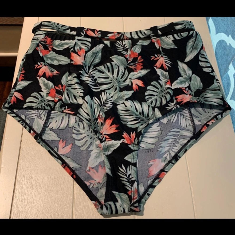 Forever 21 high waisted bikini bottom.